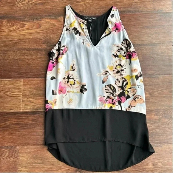 Patterson J. Kincaid Tops - Patterson Kincaid Tank Top | Floral Print Tank Top | Flowers | Spring
